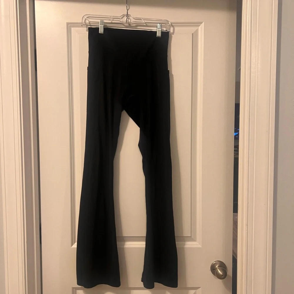Free People Movement Black Flare Leggings Yoga Pants Size XS/S
